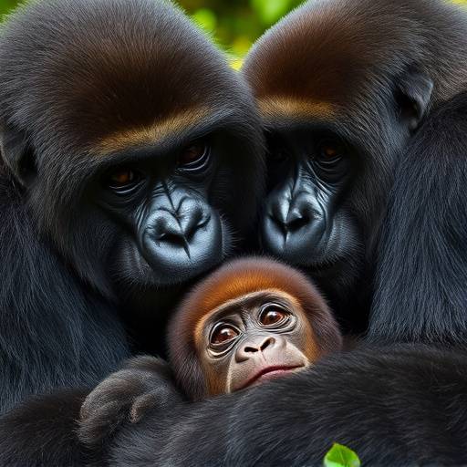 Mountain Gorillas in Bwindi Impenetrable National Park, Uganda