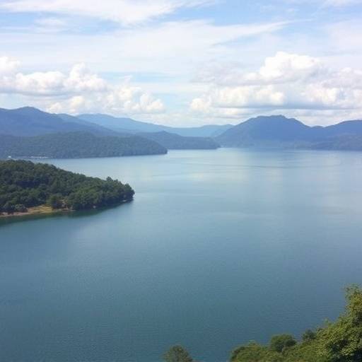 Picturesque Lake Bunyonyi in Uganda